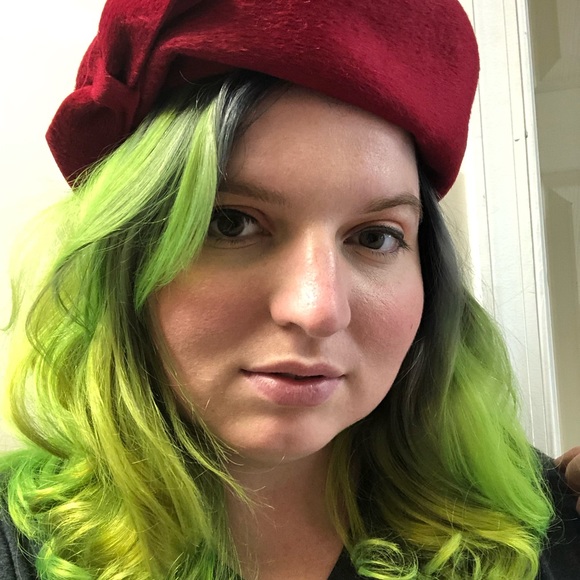 Gotham Red Vintage Wool Hat - Picture 3 of 3